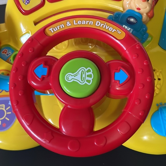 Turn and Learn Driver by VTech Infant Preschool Kids Educational Toy Car - Picture 2 of 9